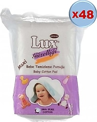Lux 60'lı 48 Paket Bebek Temizleme Pamuğu