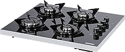 Luxell 40-TSHDF Oval Siyah Cam Set Üstü Ocak