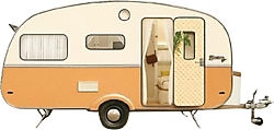 Luxervan Retro 5 Kişilik Çekme Karavan