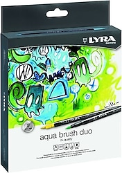 Lyra Aqua Brush Duo 36'lı Askılı Paket Keçeli Kalem