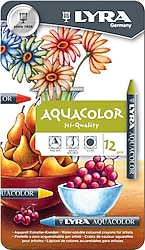 Lyra Aquacolor Sulandırılabilir 12'li Pastel Boya