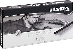 Lyra Polycrayons Soft Gri Tonlar 12'li Toz Pastel Boya