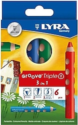 Lyra Groove Triple One 6'lı Kuru Boya Seti