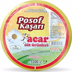 Acar Posof Kaşar Peyniri 1 kg