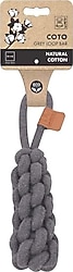 M-Pets Coto Loop Bar 22 cm Örgü Gri Köpek Oyuncağı