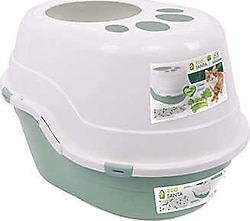 M-Pets Eco Tanta Sea Green Üstten Kapaklı Kedi Tuvaleti