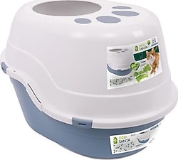 M-Pets Eco Tanta Ocean Blue Üstten Kapaklı Kedi Tuvaleti