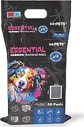 M-Pets Essential Carbonlu Yapışkanlı 45x60 cm 50'li Köpek Çiş Pedi