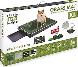 M-Pets Grass Mat 50x76 cm Çimli Çekmeceli Köpek Tuvaleti