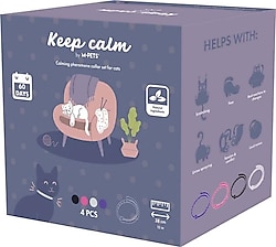 M-Pets Keep Calm Calming 4'lü Sakinleştirici Kedi Tasması