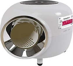 M-Pets Space 1 57x55x44 cm Beyaz Kapalı Kedi Tuvaleti