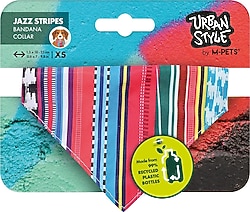 M-Pets X-Small Urban Style Jazz Stripes Bandana
