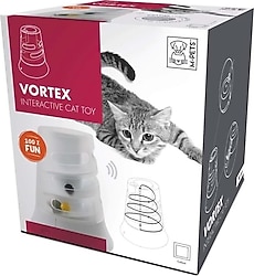 M-Pets Vortex Elektronik Beyaz Kedi Oyuncağı