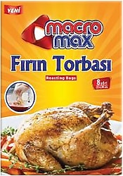 Macromax 25x38 cm Fırın Poşeti 8'li