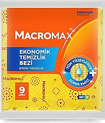 Macromax Temizlik Bezi 9'lu