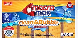 Macromax Bubble Bulaşık Süngeri 5'li