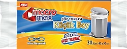 Macromax Extra Güçlü Küçük Boy Çöp Poşeti 30'lu