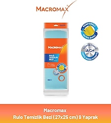 Macromax Rulo 9 Yaprak Temizlik Bezi