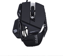 Mad Catz RAT 4 Plus Siyah Makrolu Optik Kablolu Oyuncu Mouse