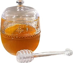 Madame Coco Abeille Kaşıklı Cam Bal Kavanozu
