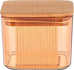 Madame Coco Renard 500 ml Ahşap Kapaklı Saklama Kabı