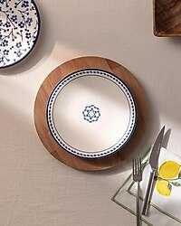 Madame Coco Reve Bleu Fleur 19 cm Pasta Tabağı