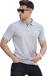 Madmext 5881 Kısa Kollu Polo Yaka Erkek Tişört