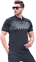 Madmext 6106 Kısa Kollu Polo Yaka Erkek Tişört