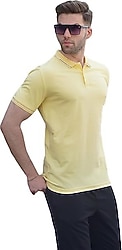 Madmext 6113 Kısa Kollu Polo Yaka Erkek Tişört