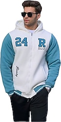 Madmext 6155 Kapüşonlu Tam Fermuarlı Erkek Sweatshirt