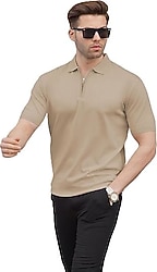 Madmext 6885 Kısa Kollu Polo Yaka Erkek Tişört