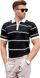 Madmext 6898 Kısa Kollu Polo Yaka Erkek Tişört