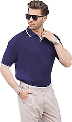 Madmext 6900 Kısa Kollu Polo Yaka Erkek Tişört