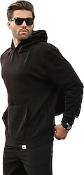 Madmext 7095 Kapüşonlu Erkek Sweashirt
