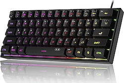 MageGee TS91 RGB %60 TKL Membrane Switch Kablolu Oyuncu Klavyesi