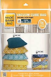 Magic Saver Bag 2'li Jumbo Küp Vakumlu Poşet