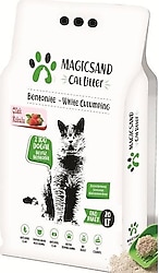 Magicsand Çilek Kokulu 20 lt İnce Taneli Bentonit Kedi Kumu