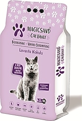 Magicsand Lavanta Kokulu 10 lt İnce Taneli Bentonit Kedi Kumu