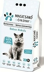 Magicsand Marsilya Sabunu Kokulu 5 lt Bentonit Kedi Kumu