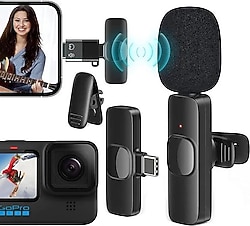 Magicvoice K8 Type-C Kablosuz Yaka Mikrofonu