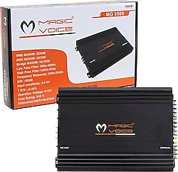 Magicvoice MG-3500 3000 W 4 Kanal Oto Amplifikatör