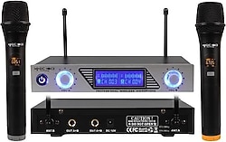 Magicvoice MV-1312EE UHF 2 El Kablosuz Telsiz Mikrofon