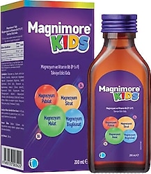 Magnimore Kids Magnezyum Vitamin B6 200 ml Şurup