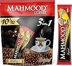 Mahmood Coffee 3'ü 1 Arada 18 gr 10'lu Hazır Kahve