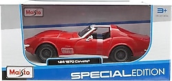 Maisto 1:24 1970 Chevrolet Corvette Special Edition 31202 Model Araba