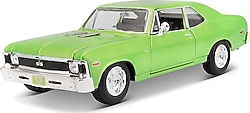 Maisto 1:24 1970 Model Chevrolet Nova SS Model Araba