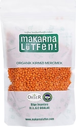 Makarna Lütfen Organik Kırmızı Mercimek 250 gr