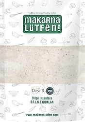 Makarna Lütfen Organik Tam Buğday Unu 250 gr