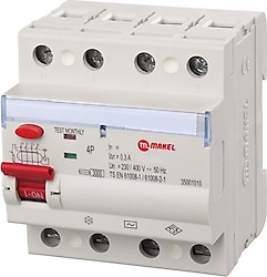 Makel 4x125 A 30 mA Kaçak Akım Rölesi