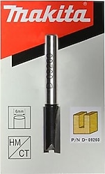Makita D-09260 6x8 mm Freze Ucu